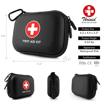 Waterproof Mini First Aid Kit 100 Pieces Compact Travel Essential