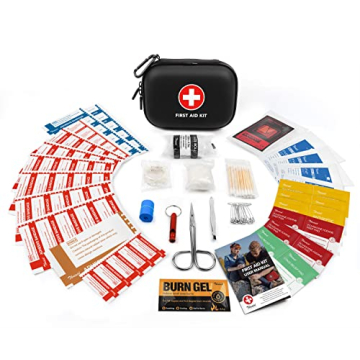 Waterproof Mini First Aid Kit 100 Pieces Compact Travel Essential