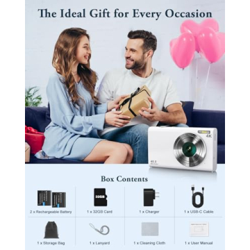 IGXHAVIZ 4K Autofocus Vlogging Camera for Beginners