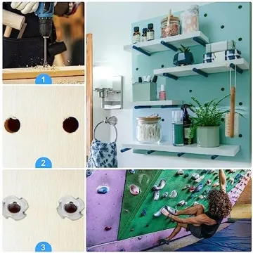 Top Quality 1/4"-20 T-Nuts - 100 Pack for All Projects