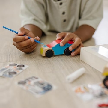 Creative Wooden Car and Monster Truck Craft Kits for Kids