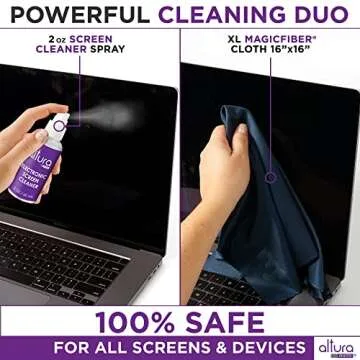 Laptop Computer Keyboard Cleaner - Screen Cleaning Kit All-in-One with Gel & Spray Solution for MacBook and Other Computers