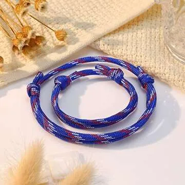 PINKDODO First Day of Kindergarten Bracelet Mommy and Me Bracelets Back to School Gifts Mother Son Anxiety Bracelet First Day of School Gift for Mom and Son Bracelets