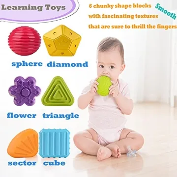 Montessori Toys for 1 Year Old - 6 Pc Learning
