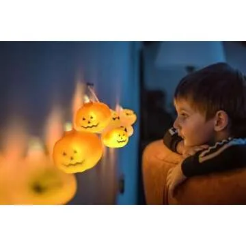 Outdoor Waterproof Halloween Pumpkin String Lights 20FT