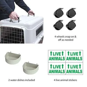 SportPet Designs Travel Dog Crate IATA Approved XXL