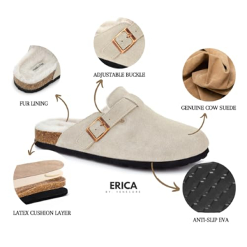 VENECORE Erica Clogs - Stylish and Cozy Footwear for Women