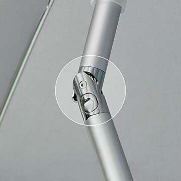 Beach and Grass Umbrella with Matching Travel Carrying Bag - Large 7 Feet 5 Inches Tilting Telescopic Aluminum Pole - Twist Sand/Grass Anchor - Wind Air Vent - Fiberglass Ribs (Floral Hibiscus)