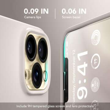 GONEZ Magnetic Silicone Case for iPhone 13 Pro Max