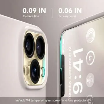 GONEZ Magnetic Silicone Case for iPhone 13 Pro Max