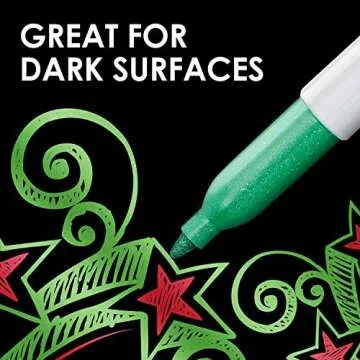SHARPIE Metallic Markers Set - Vibrant Colors for Creativity