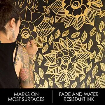 SHARPIE Metallic Markers Set - Vibrant Colors for Creativity