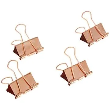 Elegant 10-Piece Rose Gold Desktop Accessory Kit