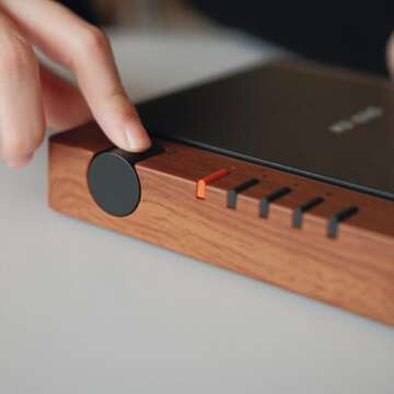 syitren R300 CD Player Portable Bluetooth Desktop Retro CD Player for Home,Without Speakers, Recharg...