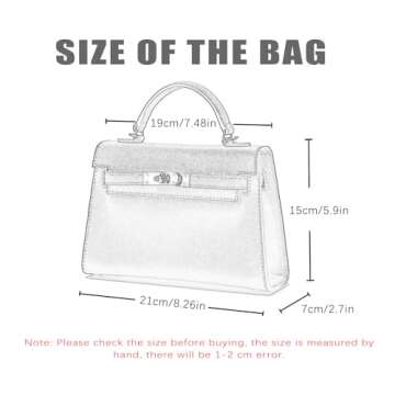 MIJARES Women's Mini Leather Satchel Bag – Stylish Handbag