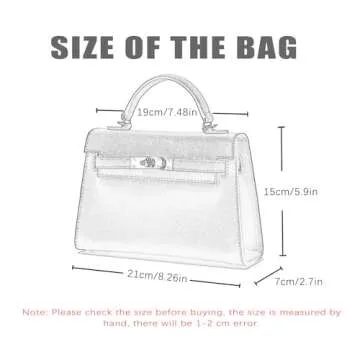 MIJARES Women's Mini Leather Satchel Bag – Stylish Handbag