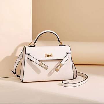 MIJARES Women's Mini Leather Satchel Bag – Stylish Handbag