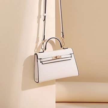 MIJARES Women's Mini Leather Satchel Bag – Stylish Handbag