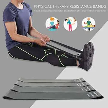 Your Choice Premium Resistance Loop Bands Exercise Work Out Fitness Bands for Legs and Glutes, Physicaly, Stretch (B4 Gray Series)…