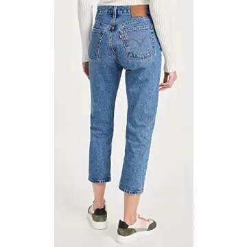 Levi's Women's 501 Crop Jeans, Must Be Mine, Blue, 25