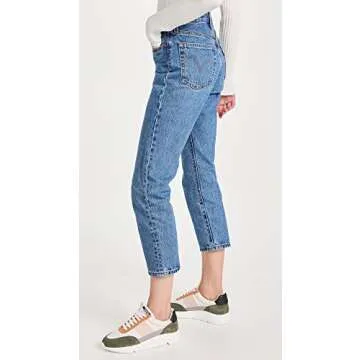 Levi's Women's 501 Crop Jeans, Must Be Mine, Blue, 25
