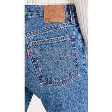 Levi's Women's 501 Crop Jeans, Must Be Mine, Blue, 25