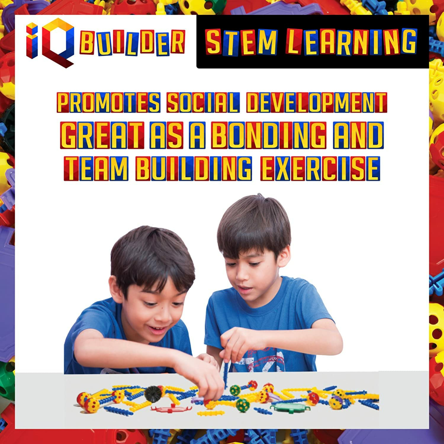 IQ BUILDER STEM Learning Toys for Creative Kids