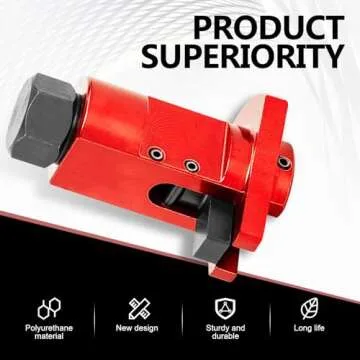 waswale 1 PC Car Lower Arm Ball Joint Detach Tool, 2.2" x 1.42" Hexagonal Shock Absorber Expander Vehicle Suspension Strut Expander, Suitable for 5.0mm-10.5mm, Universal Car Repair Parts (Red)
