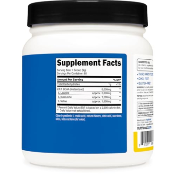 Nutricost BCAA Powder Pineapple Flavor 60 Servings