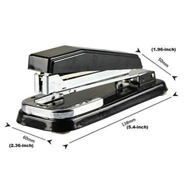 Goeielewe Rotary Stapler Heavy Duty 360 Degree Rotatable Swing-Arm Swivel Stapler Specialized for Bo...