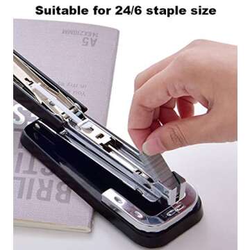 Goeielewe Rotary Stapler Heavy Duty 360 Degree Swivel Stapler