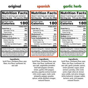 RightRice - Variety Pack (7oz. Pack of 6) - Made from Vegetables - High Protein, Vegan, non GMO, Gluten Free