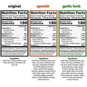 RightRice - Variety Pack (7oz. Pack of 6) - Made from Vegetables - High Protein, Vegan, non GMO, Gluten Free