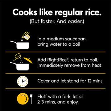 RightRice - Variety Pack (7oz. Pack of 6) - Made from Vegetables - High Protein, Vegan, non GMO, Gluten Free