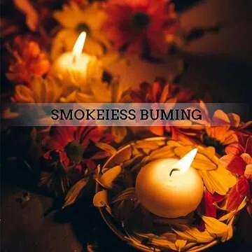 White Floating Candles Set of 36, Unscented Candles for Weddings, Pool Party, Home Decor Holiday & Dinner Centerpieces (3 Inch)