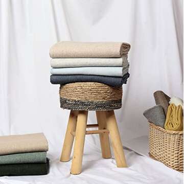 Arequipa Pride Alpaca Wool Throw Blanket - Cozy Comfort - 64" x 53"