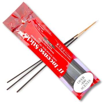 Opium Exotic 11'' Incense Sticks. Approx. 85 to 100 Sticks Per Bundle, Each Natural Stick Burns for 45 mins to 1 Hour Each. Long Lasting Guarantee 100% Pure
