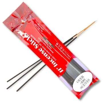 Opium Exotic 11'' Incense Sticks. Approx. 85 to 100 Sticks Per Bundle, Each Natural Stick Burns for 45 mins to 1 Hour Each. Long Lasting Guarantee 100% Pure