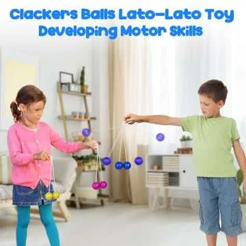 Engaging TPZAERK Clackers Lato Toy for Kids and Adults