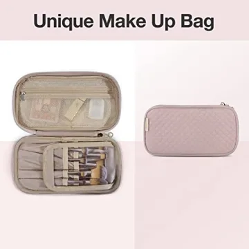 BAGSMART Travel Toiletry Bag for Women with Hook and Makeup Bag