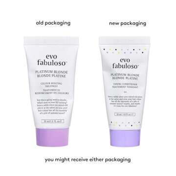 EVO Fabuloso Platinum Blonde Color Toning Conditioner - Color-Treated Hair Conditioner - Helps Maint...