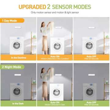 SUNNEST Under Cabinet Lights with USB Rechargeable Features