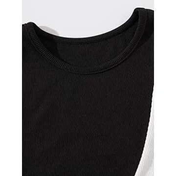 Fashionable Verdusa Women's Color Block Crop Tank Top
