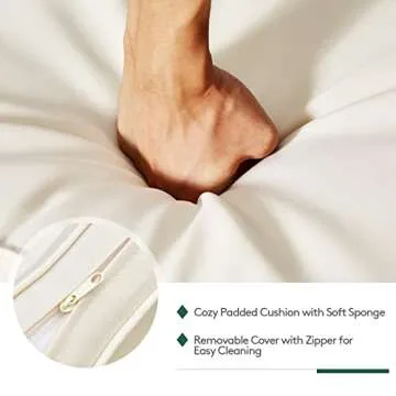 Tangkula 9 Pieces Patio Dining Set, Garden Acacia Wood and Wicker Furniture Set with 1 Rectangular Table & 8 Chairs with Cushions, Outdoor Rattan Dining Set for Patio, Yard, Poolside