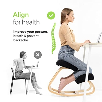 Luxton Ergonomic Kneeling Chair for Comfort and Posture Support