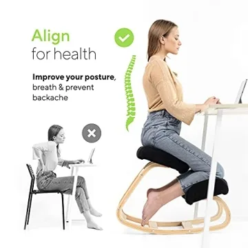 Luxton Ergonomic Kneeling Chair for Comfort and Posture Support