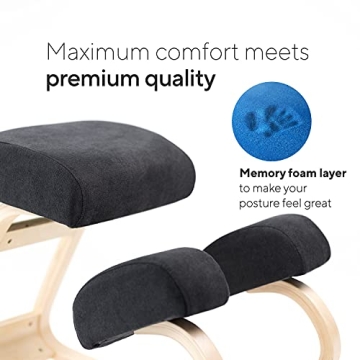 Luxton Ergonomic Kneeling Chair for Comfort and Posture Support
