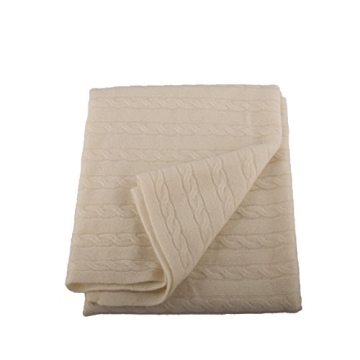 Luxury Lucky Bird Cashmere Baby Blanket - Ultra-Soft Cream Comfort