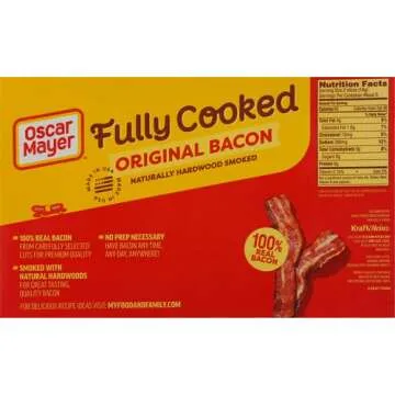 Oscar Mayer Fully Cooked Bacon, 9-11 Slices, Easy Meal Solution