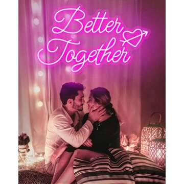 Custom Neon Signs-Personalized Customizable Neon Light for Wall Decor Wedding,Birthday Party, Bedroo...